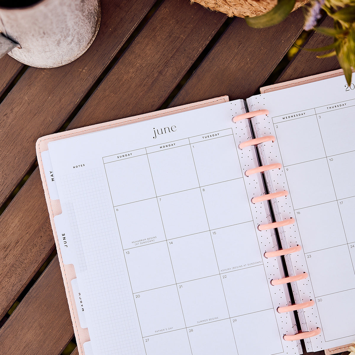 Happy Planner - Planner Classic Premium Cover (2027 - Vertical) - Wildflower Daydream