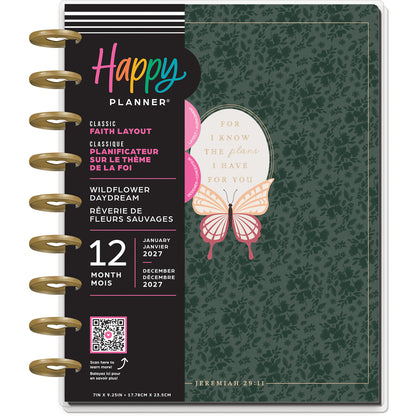 Happy Planner - Planner Classic (2027 - Faith) - Wildflower Daydream