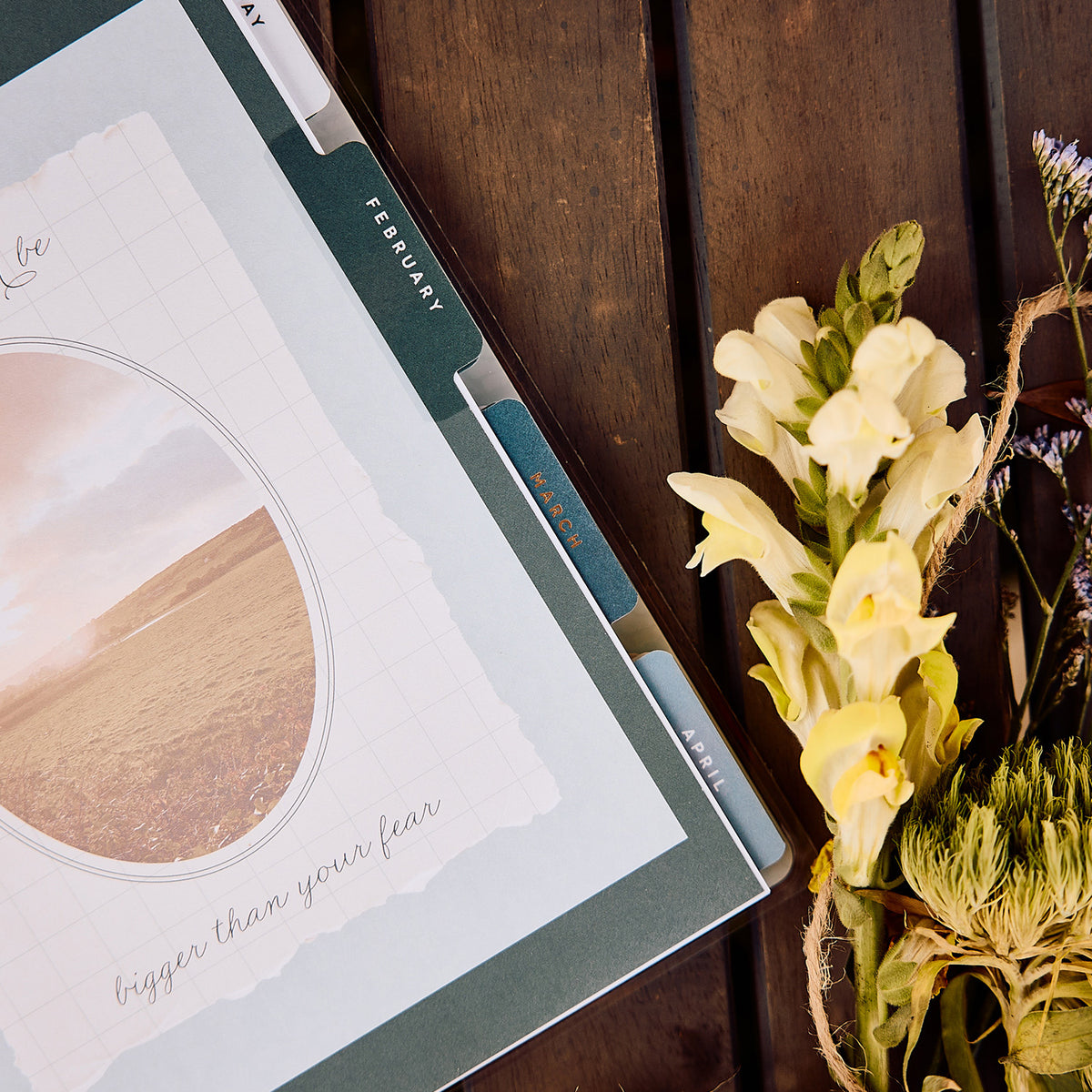 Happy Planner - Planner Classic (2027 - Faith) - Wildflower Daydream