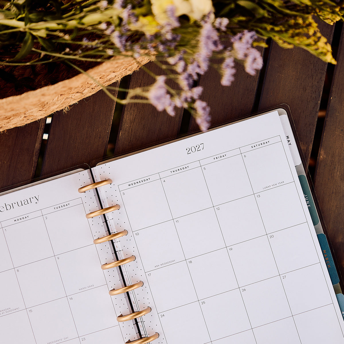 Happy Planner - Planner Classic (2027 - Faith) - Wildflower Daydream