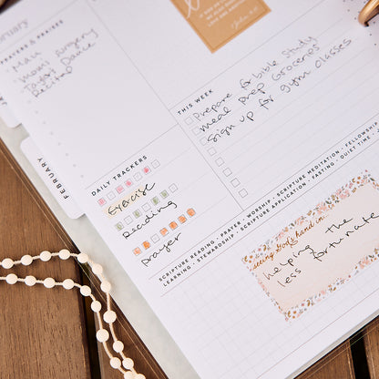 Happy Planner - Planner Classic (2027 - Faith) - Wildflower Daydream