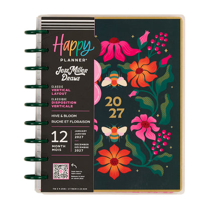 Happy Planner - Planner Classic (2027 - Vertical) - Hive & Bloom