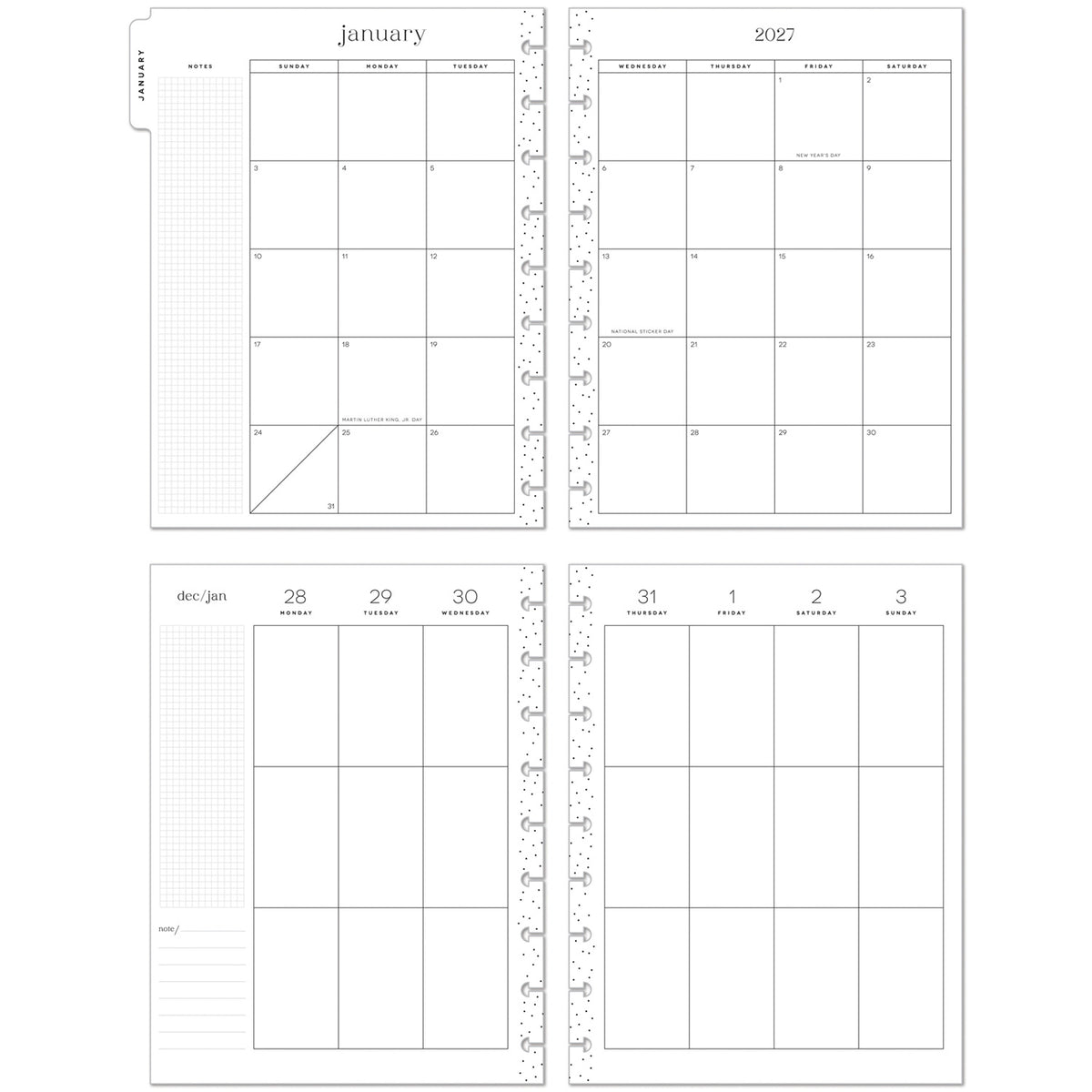 Happy Planner - Planner Classic (2027 - Vertical) - Hive & Bloom