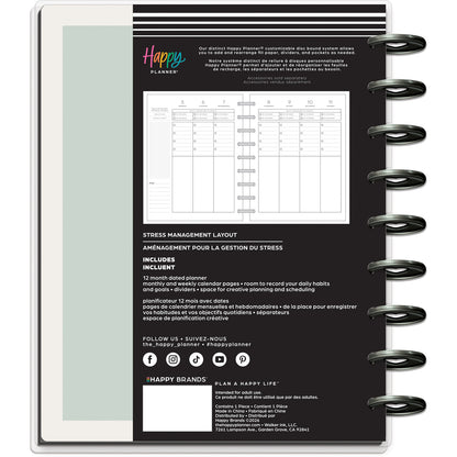 Happy Planner - Planner Classic (2027 - Stress Management) - Hushed Hues