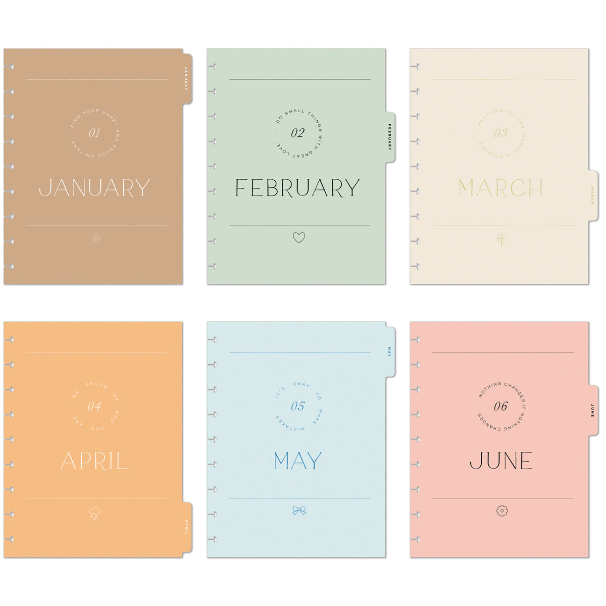 Happy Planner - Planner Classic (2027 - Stress Management) - Hushed Hues