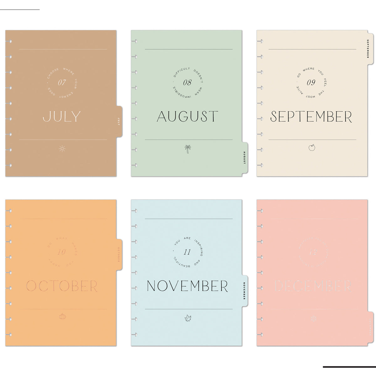 Happy Planner - Planner Classic (2027 - Stress Management) - Hushed Hues