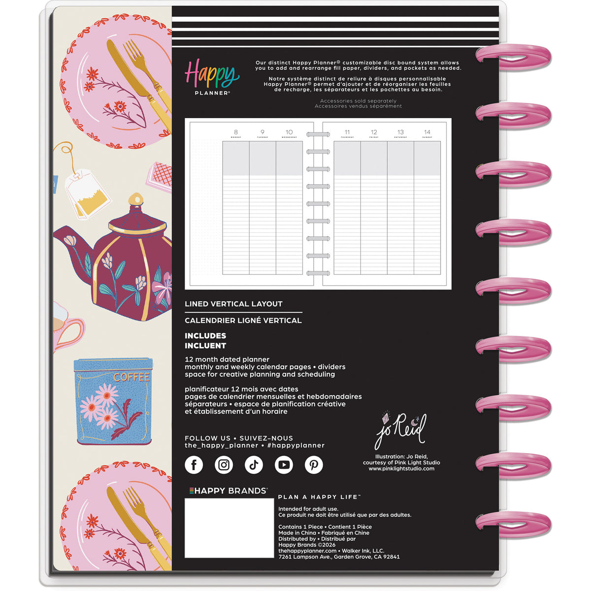 Happy Planner - Planner Classic (2027 - Vertical) - Life In Whimsy