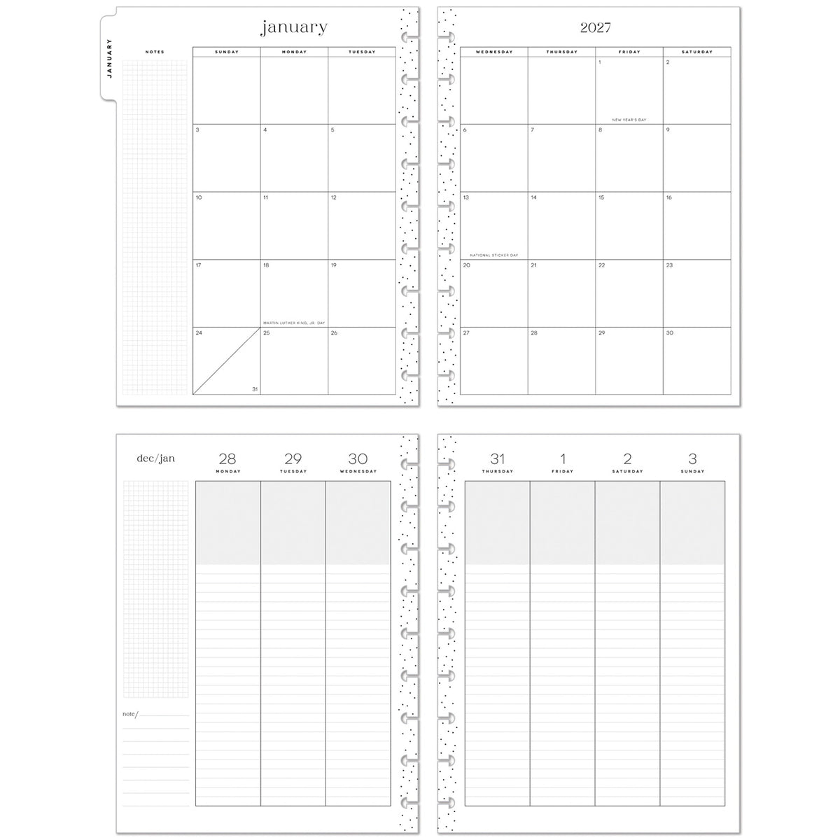 Happy Planner - Planner Classic (2027 - Vertical) - Life In Whimsy