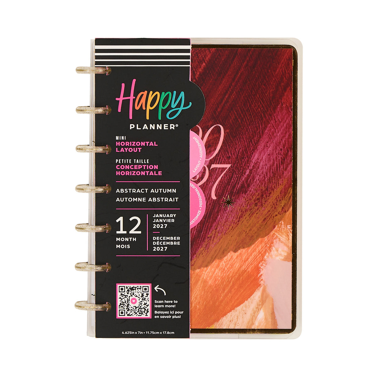 Happy Planner - Planner Mini (2027) - Abstract Autumn
