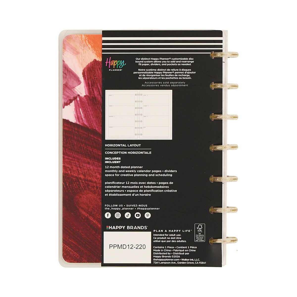 Happy Planner - Planner Mini (2027) - Abstract Autumn