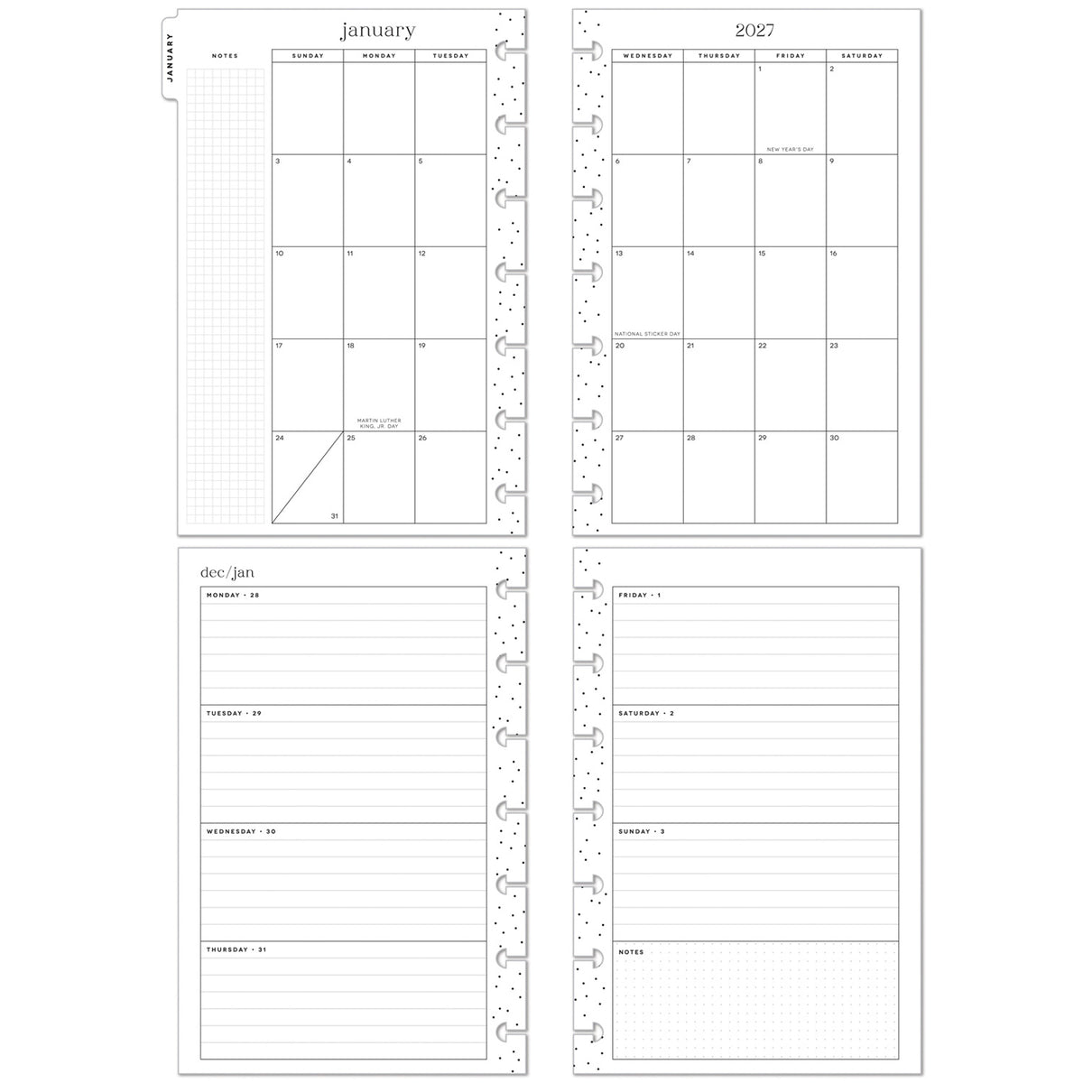 Happy Planner - Planner Mini (2027) - Abstract Autumn