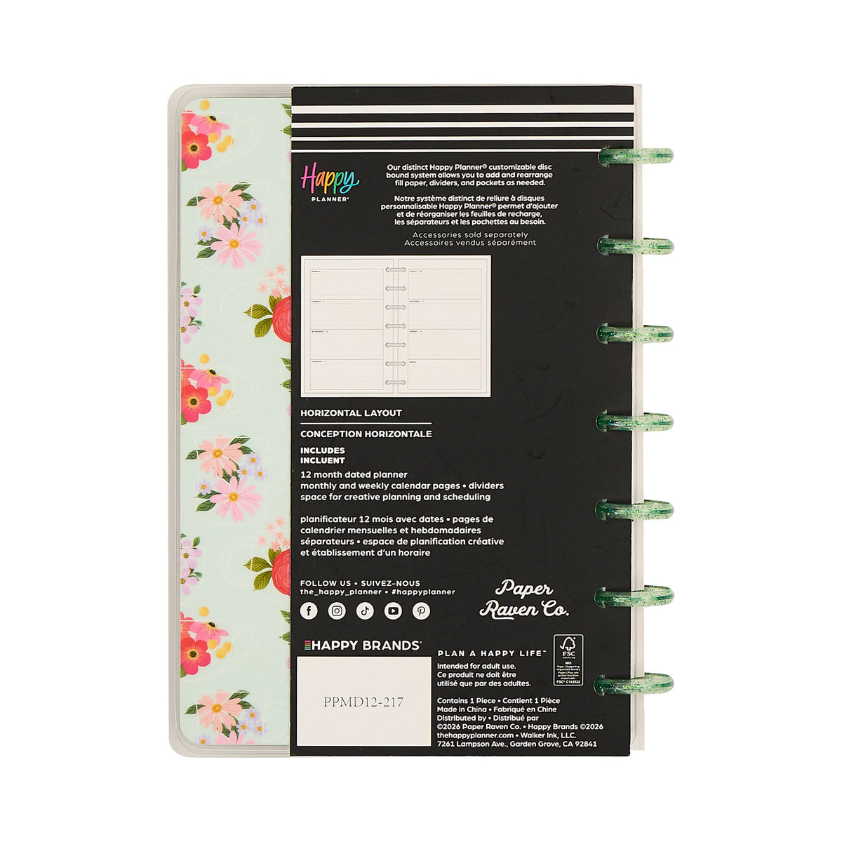 Happy Planner - Planner Mini (2027) - Petal Press