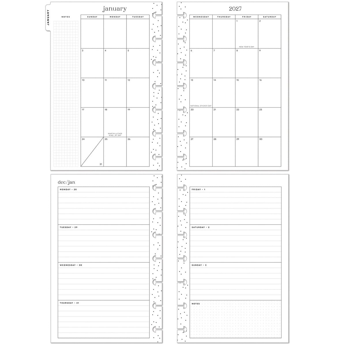 Happy Planner - Planner Mini (2027) - Petal Press