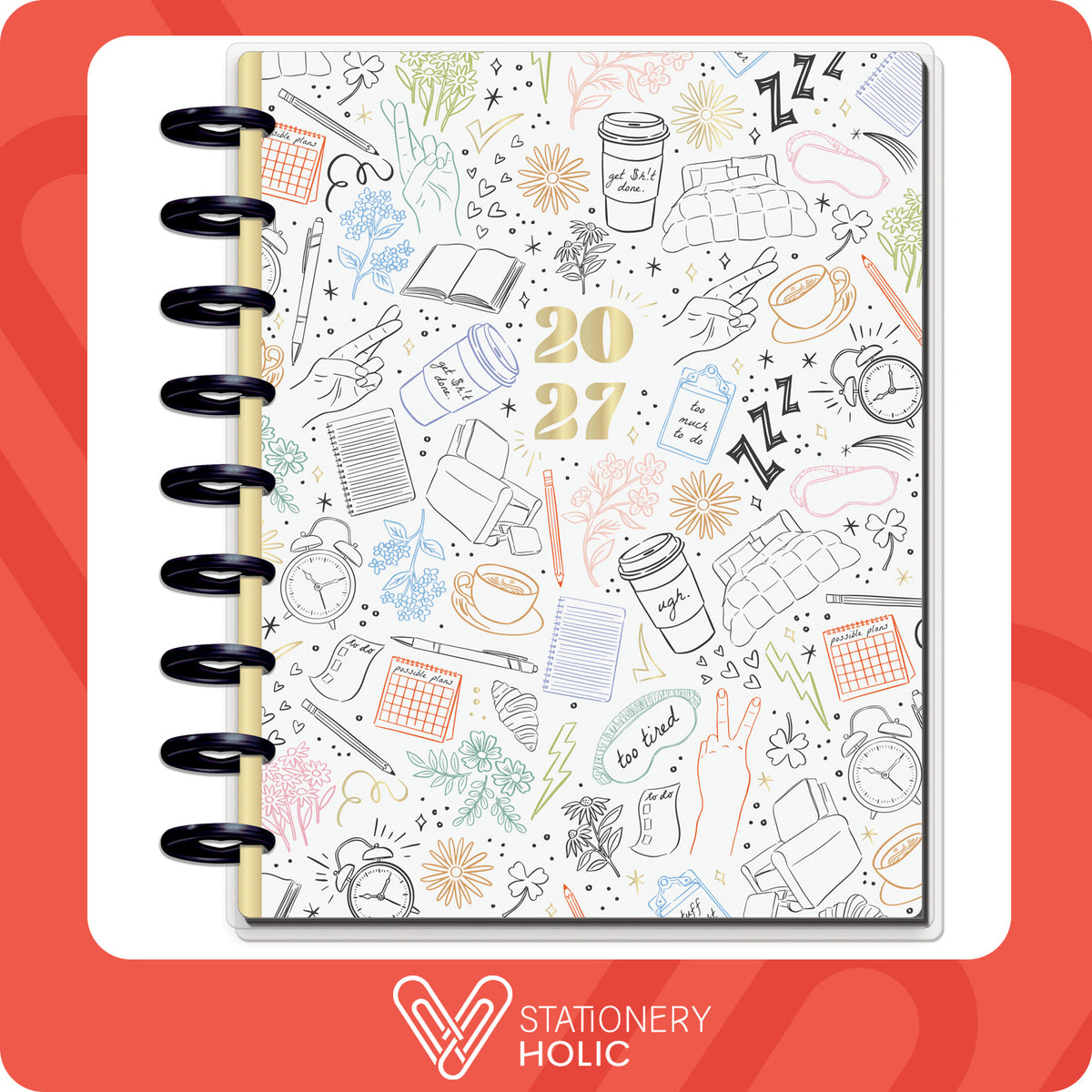 Happy Planner - Planner Classic (2027 - Horizontal) - Pajama Plans