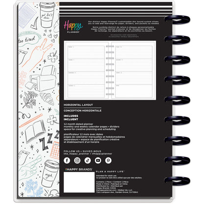 Happy Planner - Planner Classic (2027 - Horizontal) - Pajama Plans