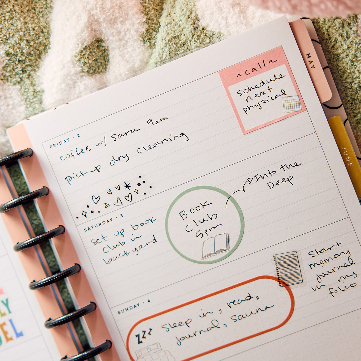 Happy Planner - Planner Classic (2027 - Horizontal) - Pajama Plans