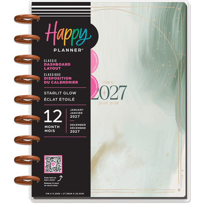 Happy Planner - Planner Classic (2027 - Dashboard) - Starlit Glow
