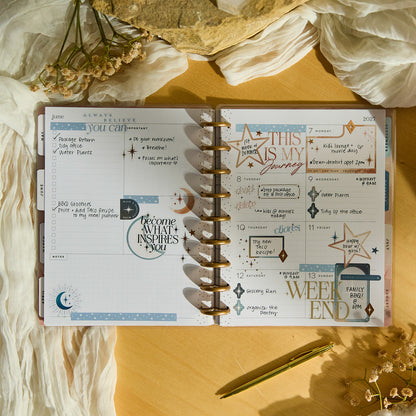Happy Planner - Planner Classic (2027 - Dashboard) - Starlit Glow