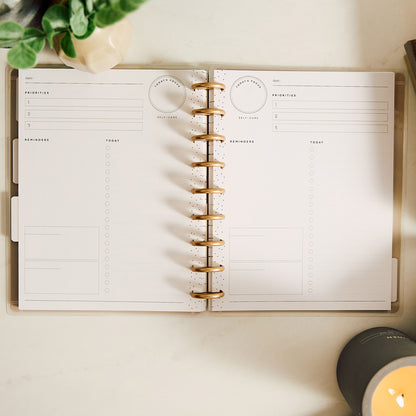 Happy Planner - Planner Classic (4 meses - no fechado - vista diaria) - Heaven & Heart