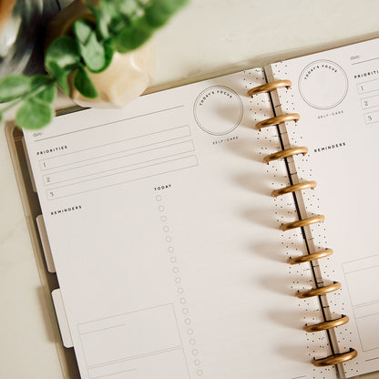 Happy Planner - Planner Classic (4 meses - no fechado - vista diaria) - Heaven & Heart