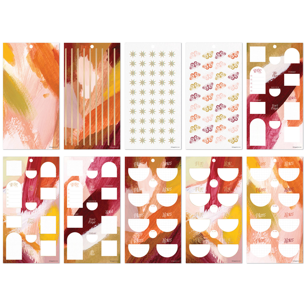 Happy Planner - Sticker Book - Abstract Autumn