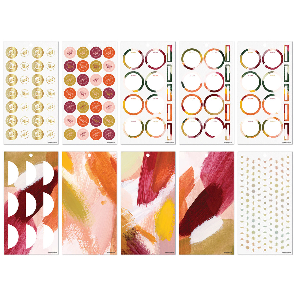 Happy Planner - Sticker Book - Abstract Autumn