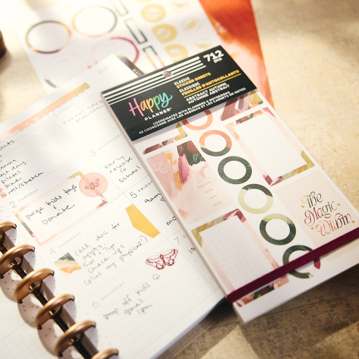 Happy Planner - Sticker Book - Abstract Autumn