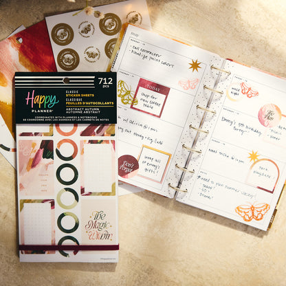 Happy Planner - Sticker Book - Abstract Autumn