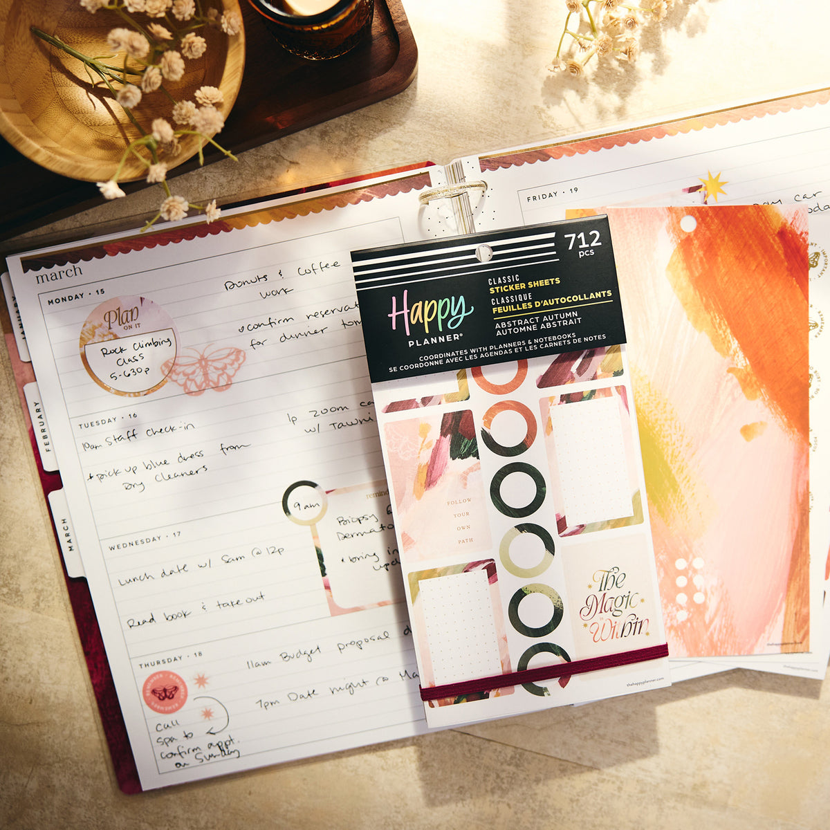 Happy Planner - Sticker Book - Abstract Autumn