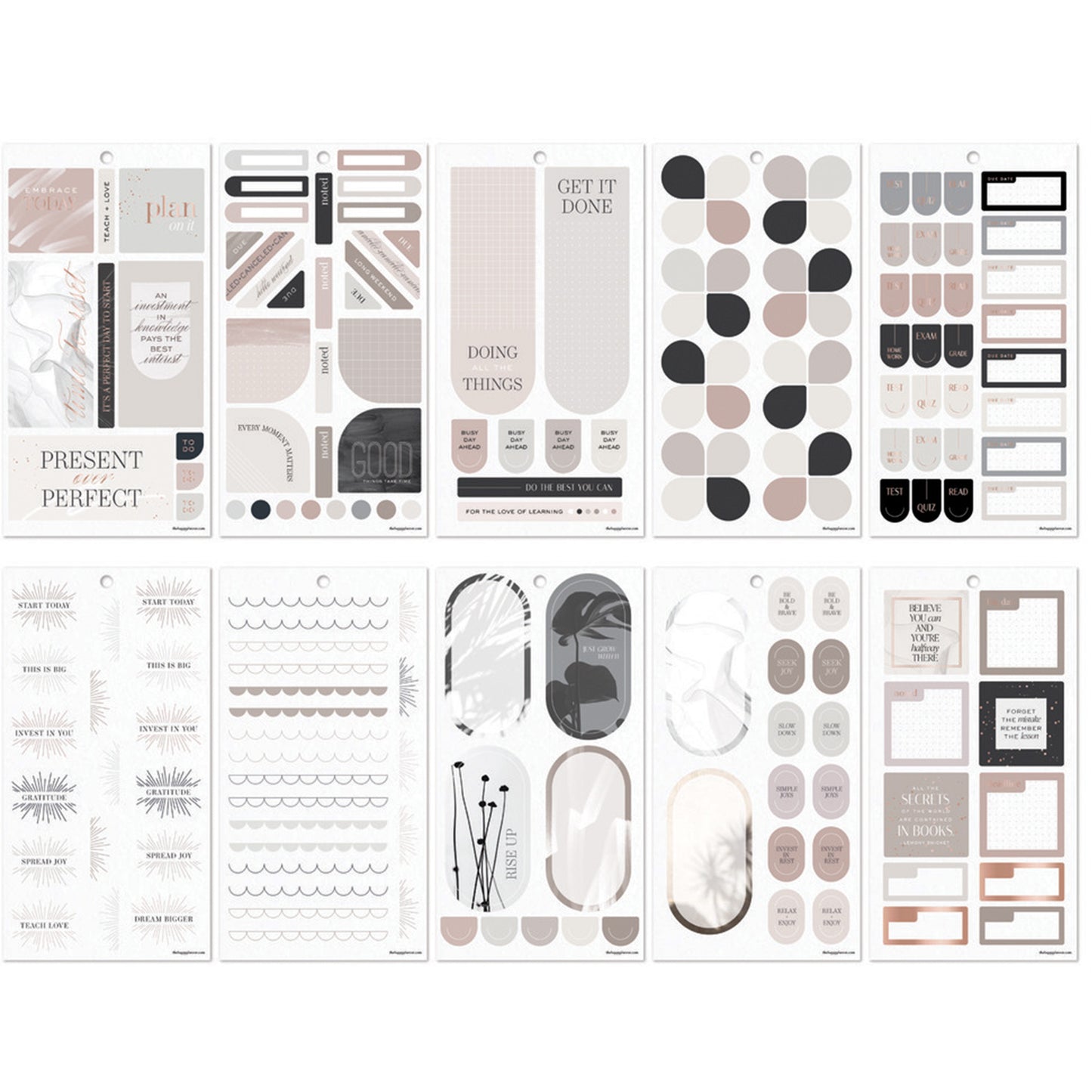 Happy Planner - Sticker Book - Aesthetique