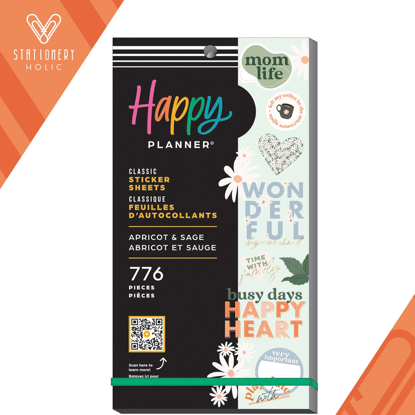 Happy Planner - Sticker Book - Apricot & Sage