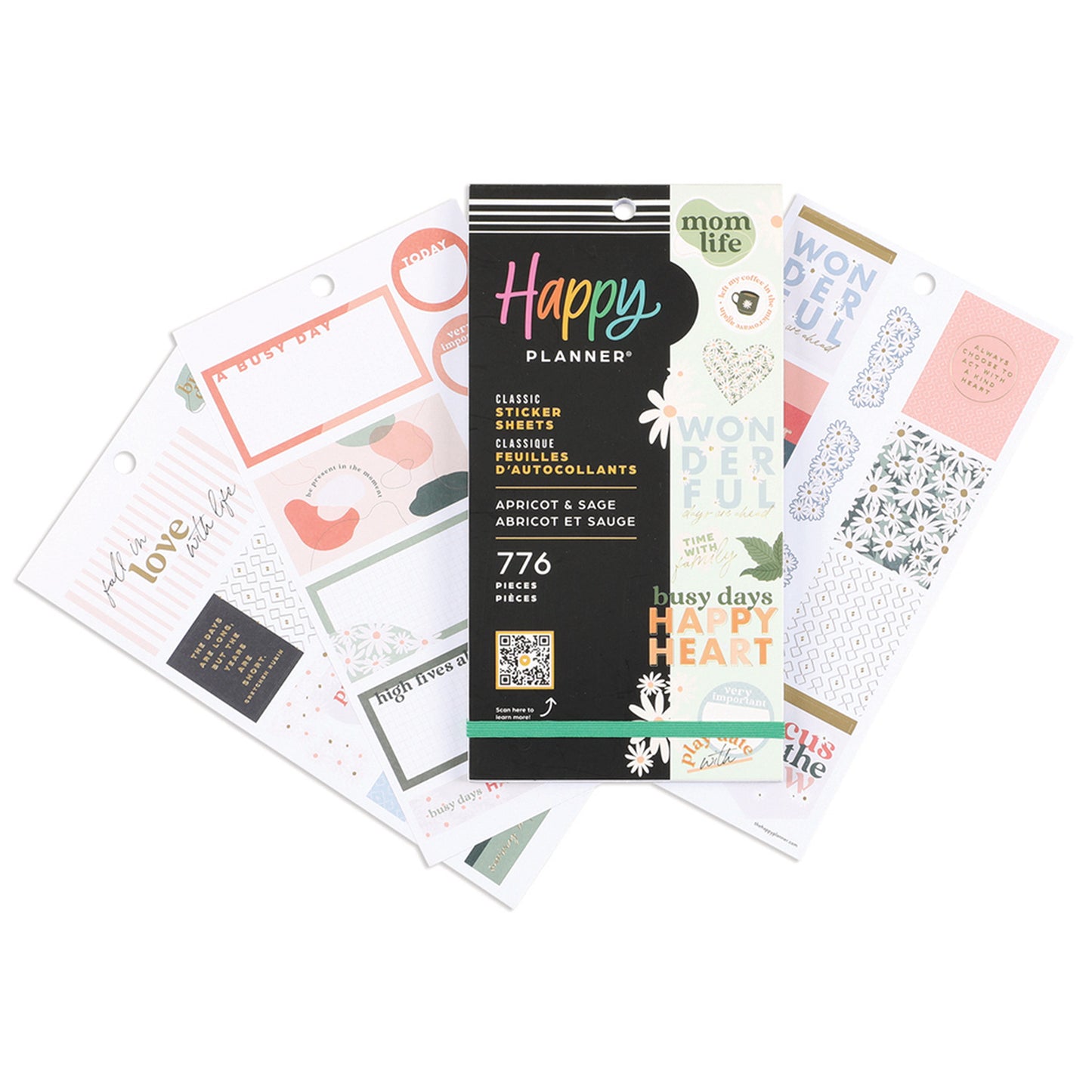 Happy Planner - Sticker Book - Apricot & Sage