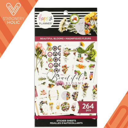 Happy Planner - Sticker Book - Beautiful Blooms Florals