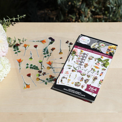 Happy Planner - Sticker Book - Beautiful Blooms Florals