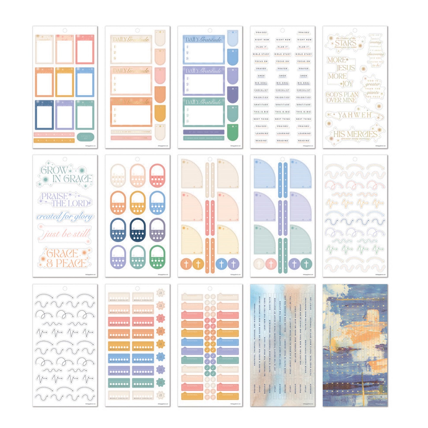 Happy Planner - Sticker Book - Beautiful Creation