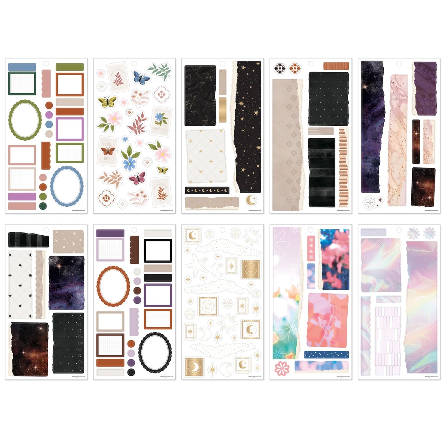 Happy Planner - Sticker Book - Borderline