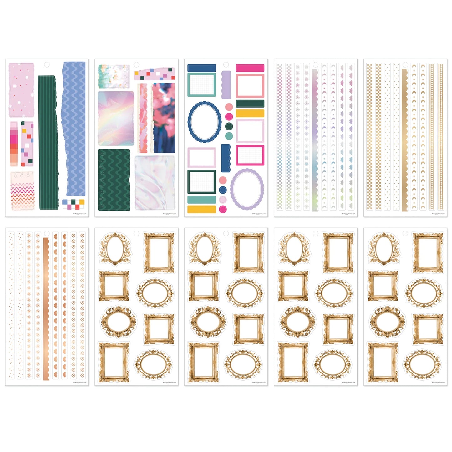 Happy Planner - Sticker Book - Borderline