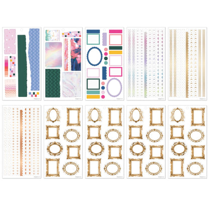 Happy Planner - Sticker Book - Borderline