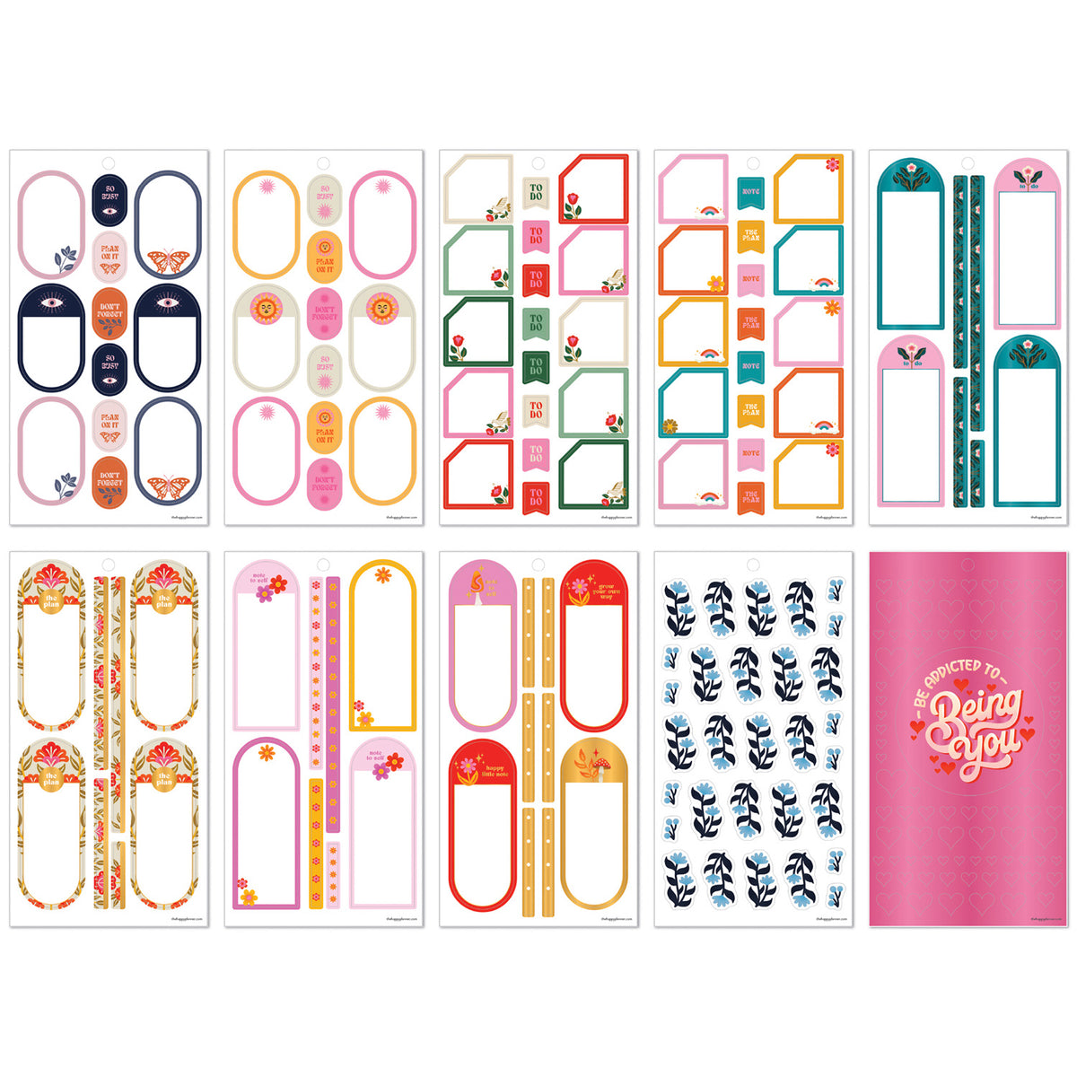 Happy Planner - Sticker Book - Bright Seasons