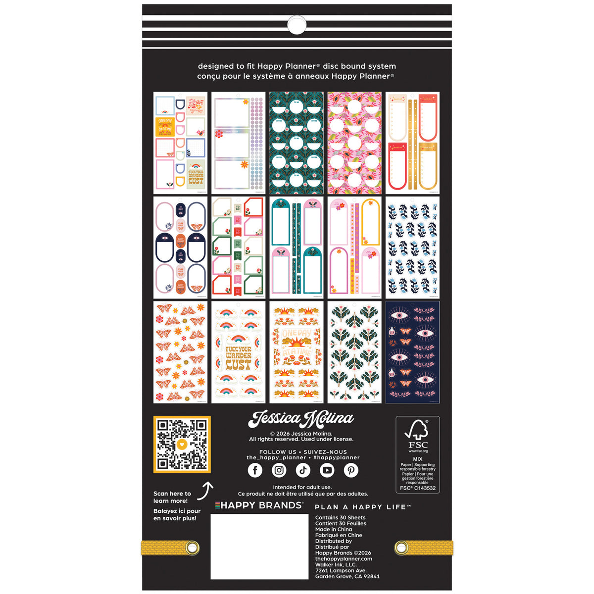 Happy Planner - Sticker Book - Bright Seasons