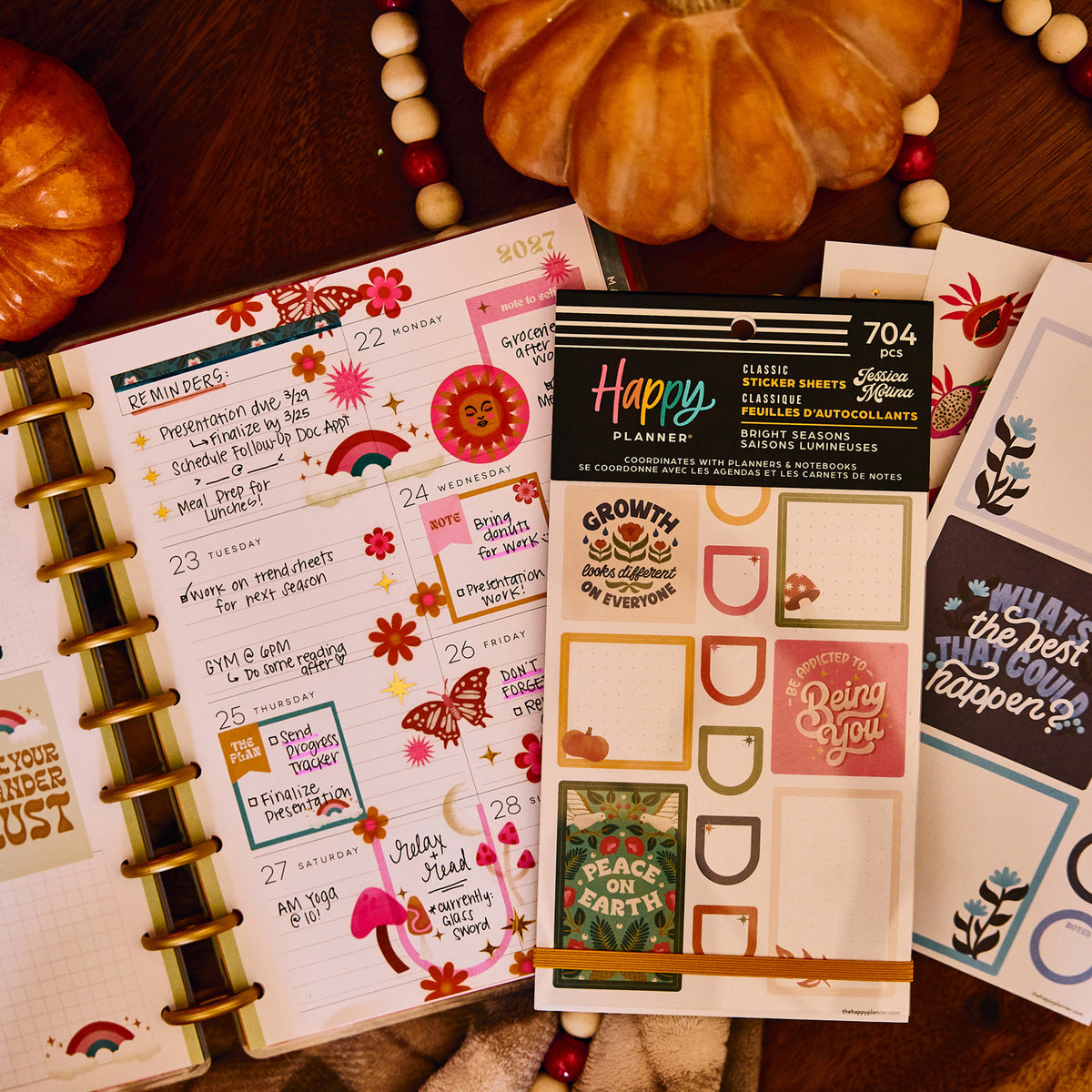 Happy Planner - Sticker Book - Bright Seasons