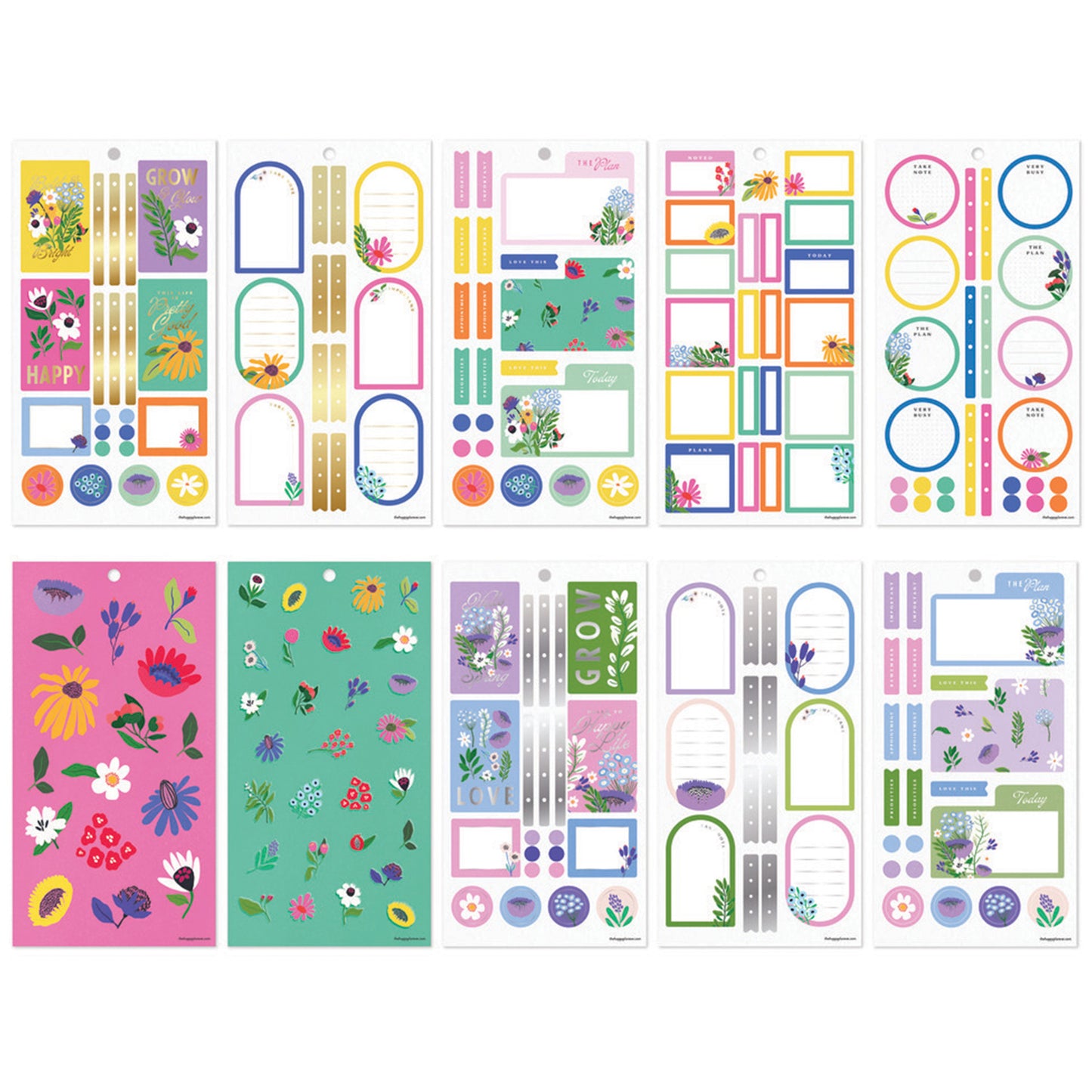 Happy Planner - Sticker Book - Brilliant Blooms