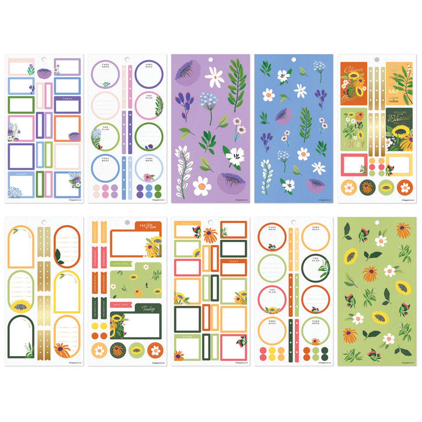 Happy Planner - Sticker Book - Brilliant Blooms