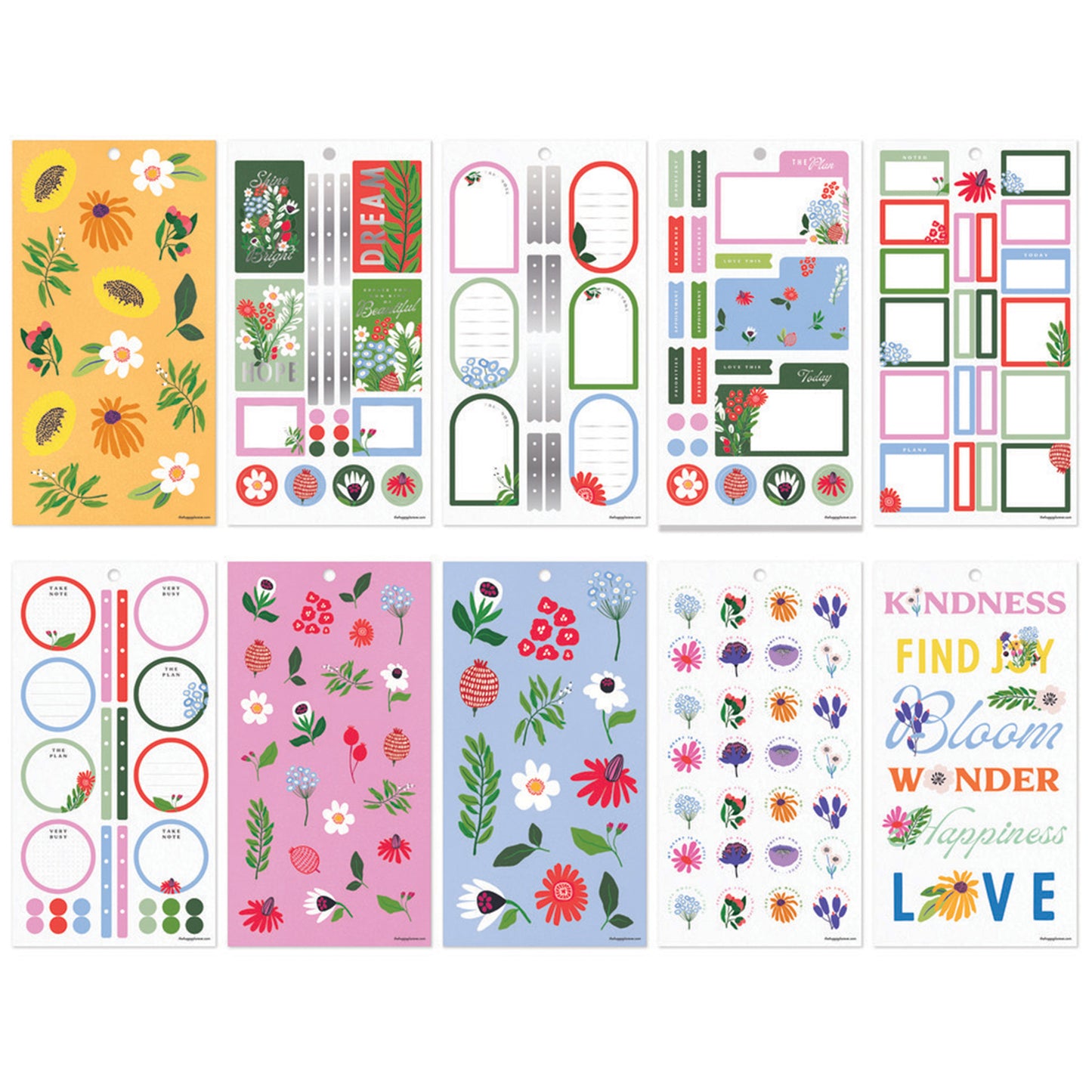 Happy Planner - Sticker Book - Brilliant Blooms