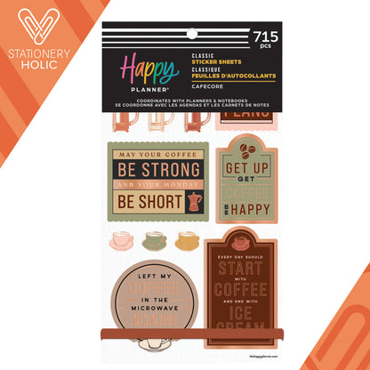 Happy Planner - Sticker Book - Cafecore Classic