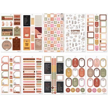 Happy Planner - Sticker Book - Cafecore Classic
