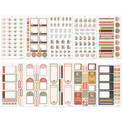 Happy Planner - Sticker Book - Cafecore Classic