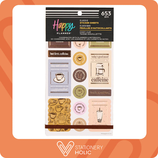 Happy Planner - Sticker Book - Cozy Cup