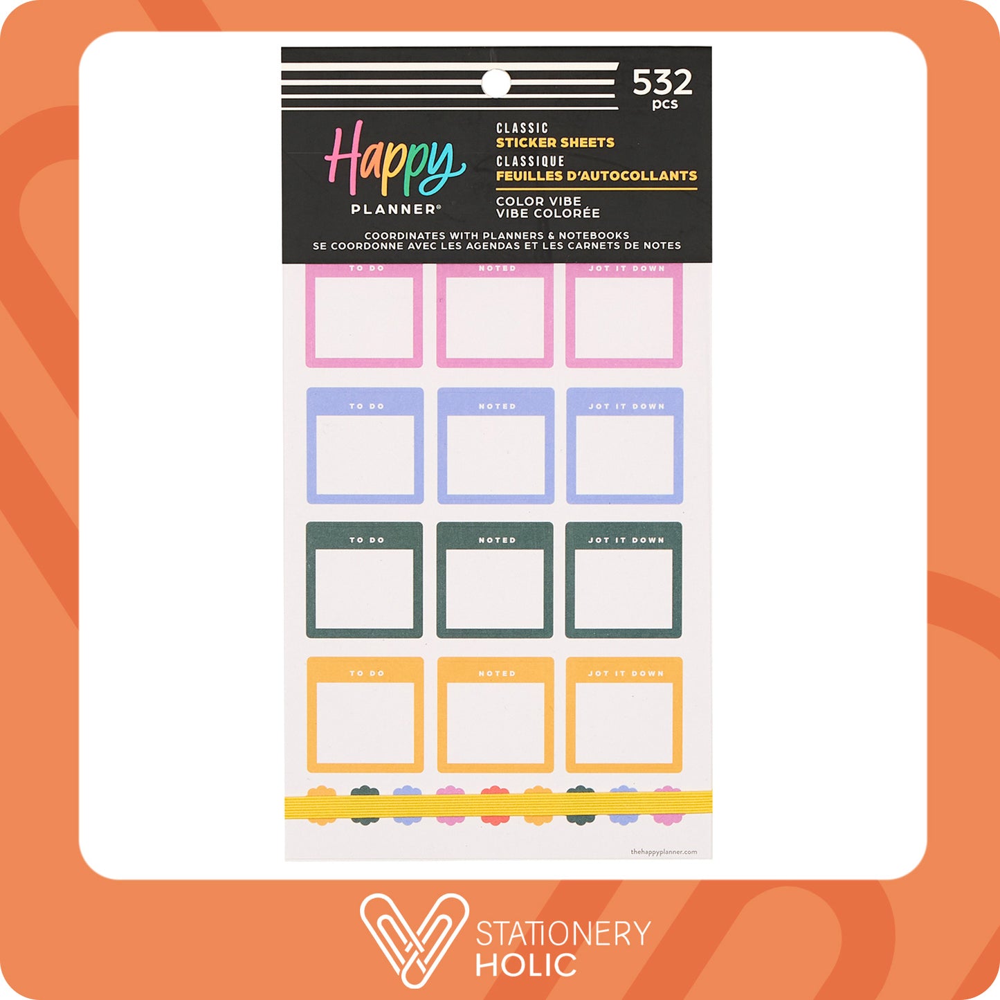 Happy Planner - Sticker Book - Color Vibe