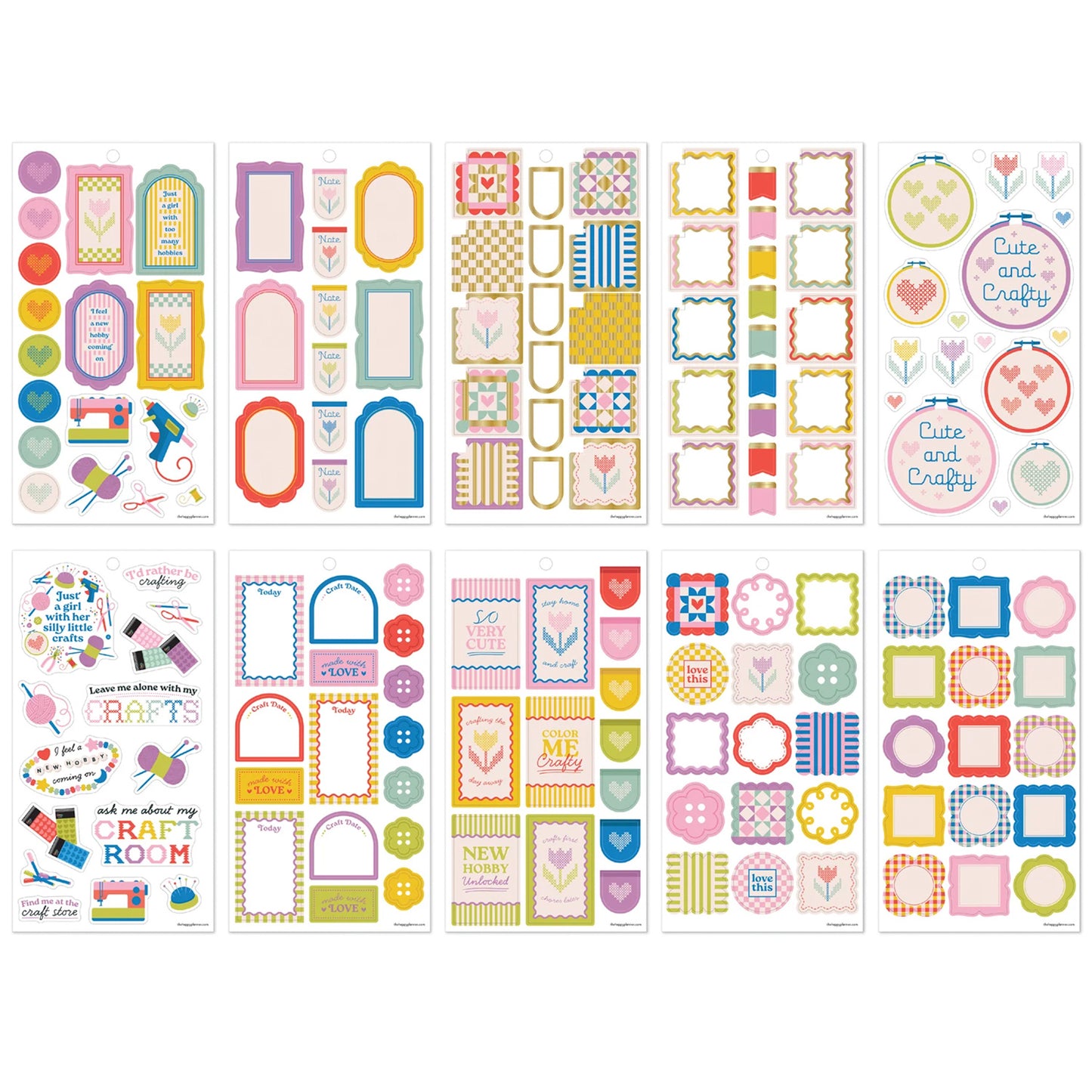 Happy Planner - Sticker Book - Cozy Crafts